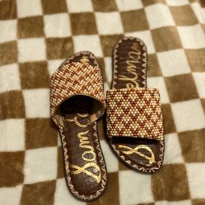 New Sam Edelman Gunner Beaded sandal size 7 1/2. Never worn.